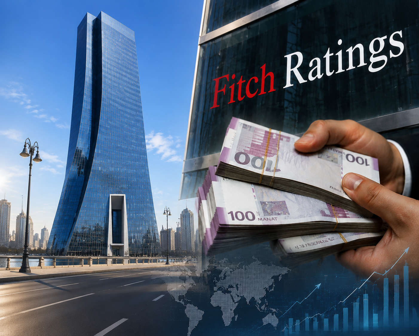 Fitch: Manatın güclənməsi inflyasiya təzyiqlərini azaldır