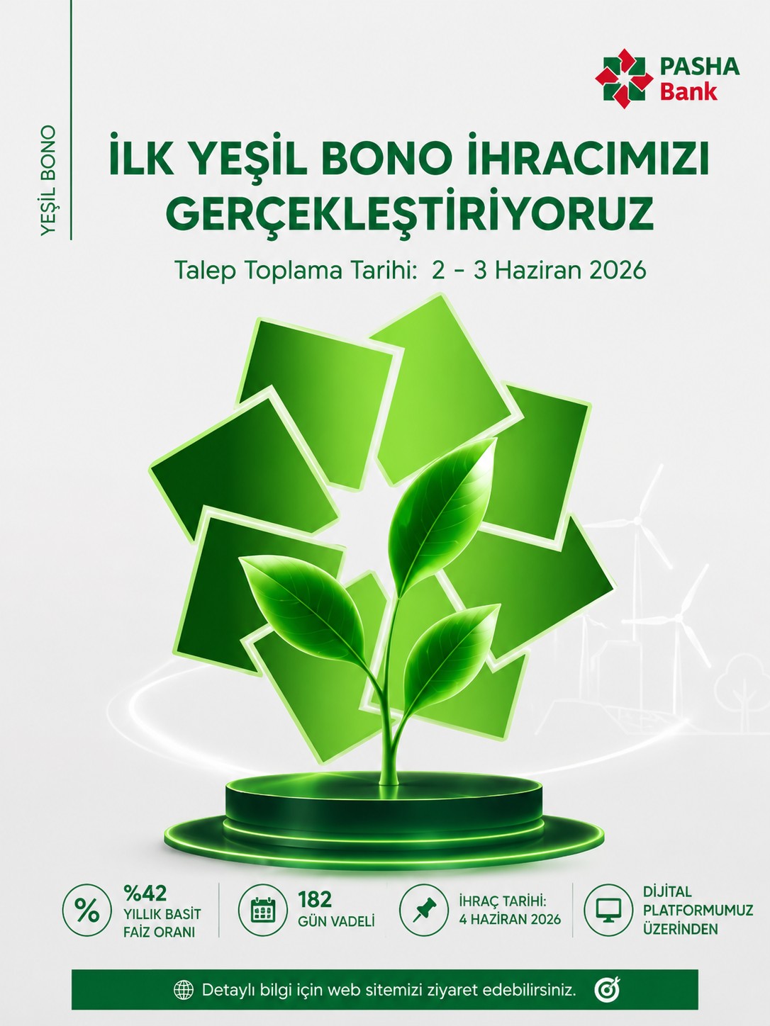 “PAŞA Bank Türkiyə” ilk yaşıl istiqraz emissiyasını həyata keçirir